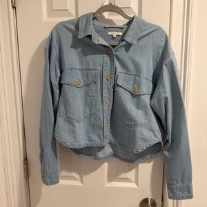 Z supply chambray light jacket